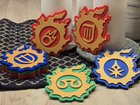 You guys seemed to appreciate my last coasters. Here are my latest ones!
