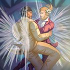 Eternal bounding art to celebrate IRL friends getting married.
