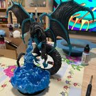 Not the best mini pinter out there, but I tried my best converting this random dragon mini into a Bahumut Prime-ish.