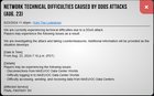 DDoS Attack On SE Servers