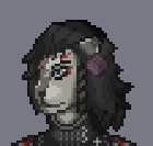 First pixel portrait of a Hrothgar character I've made for a commission. They need more love!