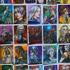 My 2025 art resolution was to paint 25 FFXIV character portraits! (A4, watercolour).