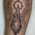 Got a Hydaelyn / Mothercrystal tattoo after 14 years of playing