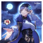 Last year I made Genshin splash art of my bf's FFXIV character, so this year she gets her first bday art [OC]