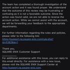 A friend's account got terminated while he wasn't even actively playing and now support is giving him the runaround. Has anyone else experienced this? What else can be done here?