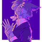 Kpop Idol Evedir Moonweaver (art by me)